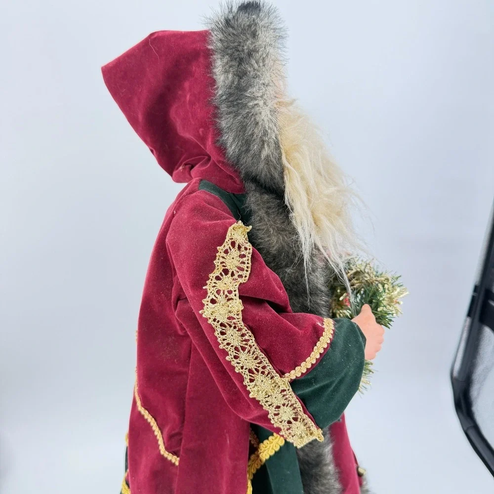 Vintage Santa Clause Old St. Nick Christmas Tree Topper, 26